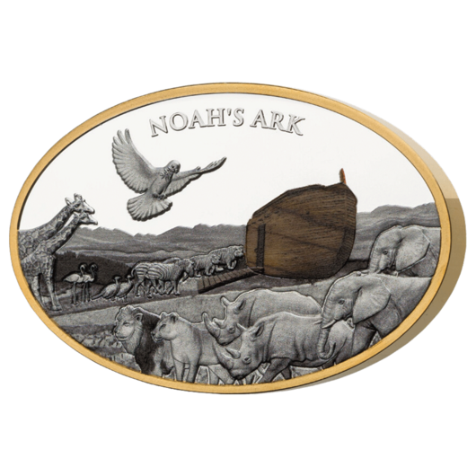 Noemova Archa stříbrná mince 3 oz Proof