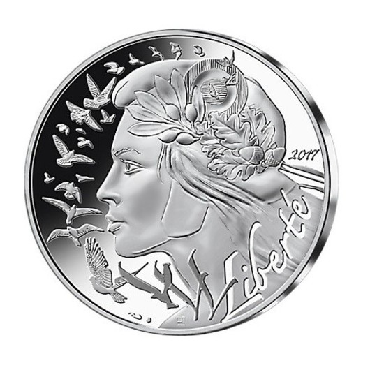 Marianne stříbrná pamětní mince