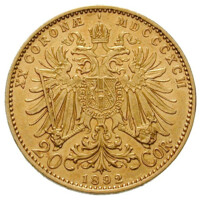 František Josef I. historická 20 koruna