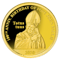 Averz mince - Jan Pavel II.