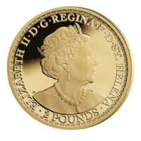 Zlatá mince Una a lev 1/4 oz revers
