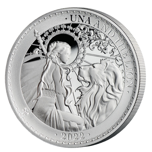 Una a Lev, stříbrná mince 1 oz Proof