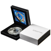 Aladin stříbrná mince v krabičce s certifikátem pravosti