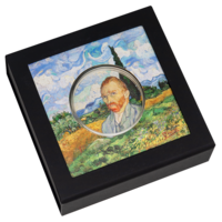 sběratelská krabička na stříbrnou minci Vincent van Gogh