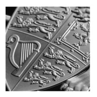 Anglický lev v ryzím stříbře