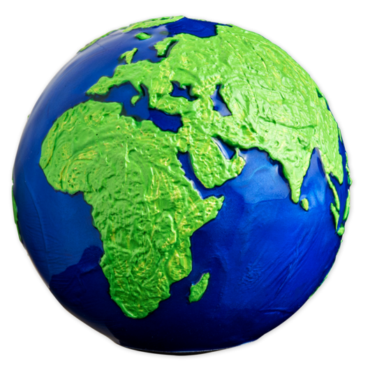 Zelená planeta Země, stříbrná mince 3 oz