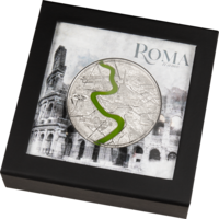Tiffany Art Metropolis - Řím, mince z ryzího stříbra 3 oz