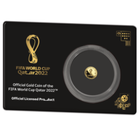 Fifa World Cup 2022 - Katar, zlatá mince 0,5 g