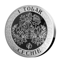 Svatý Václav - Patron českého národa, pamětní medaile z ryzího stříbra, Proof