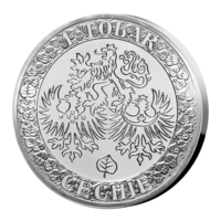Státní hymna – Kde domov můj, pamětní medaile z ryzího stříbra, Proof