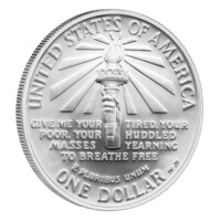 Slavné symboly USA - Socha Svobody, Kongres a Bílý dům - set originálních stříbrných dolarů
