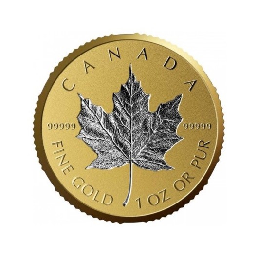 30. výročí Silver Maple Leaf zlatá mince 1 oz Reverse Proof