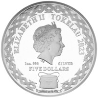 Lunární Rok Králíka 2023, stříbrná pamětní mince 1 oz, Proof