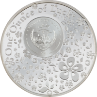 Čtyřlístek pro štěstí 2023, stříbrná pamětní mince, 1oz,  Proof