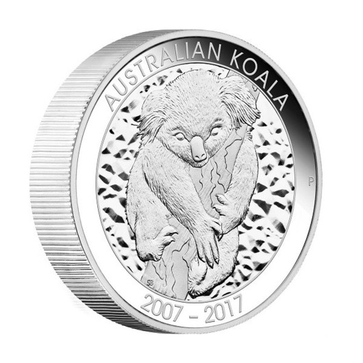 Australská Koala 10 oz stříbrná mince proof