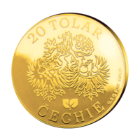 Pražský hrad - zlatá medaile, Proof