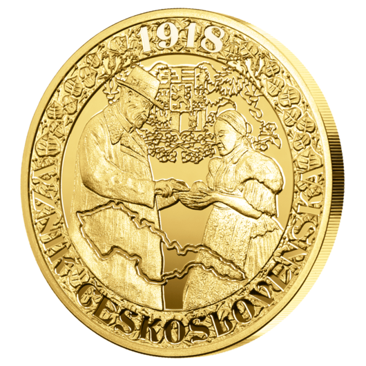 Vznik československa medaile