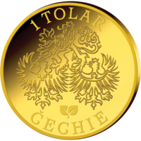 Marie Terezie, 280. výročí korunovace českou královnou, pamětní medaile, certifikát, obr. reprodukce