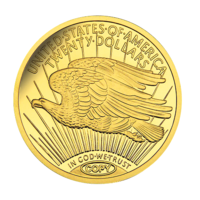 Double Eagle 1933 - pamětní ražba z ryzího zlata