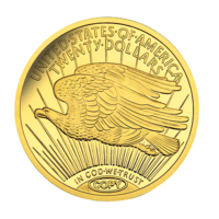 Double Eagle 1933 - pamětní ražba z ryzího zlata, Proof