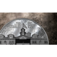Nejstrašidelnější hotel na světě - Hotel Stanley na minci z ryzího stříbra