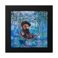 Claude Monet, stříbrná mince, 2 oz, Proof