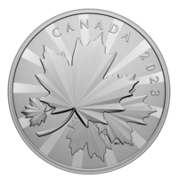 Kanadský javorový list stříbrná mince 1 kg