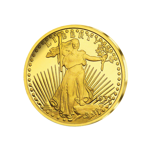 Double Eagle 1933, zlatá pamětní ražba, Proof