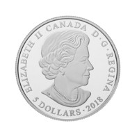 Narozeni v únoru - stříbrná mince proof s originálním krystalem Swarovski