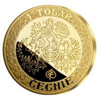 XXL pamětní medaile 10 Dukát Albrechta z Valdštejna zušlechtěná ryzím zlatem