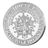 Řád bílého lva - 100 let - v čistém ražebním lesku