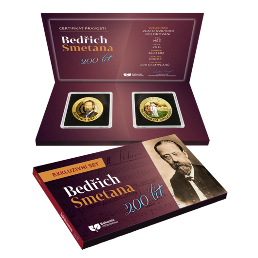 Exkluzivní set k 200. výročí narození Bedřicha Smetany