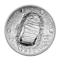 Apollo 11 - 50. výročí přistání na Měsíci stříbrná mince Proof