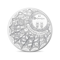 Lunární rok Psa stříbrná mince proof Francie
