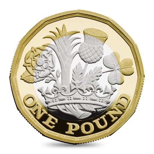 Nová britská libra 2017 ve stříbře