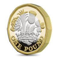Nová britská libra 2017 ve stříbře