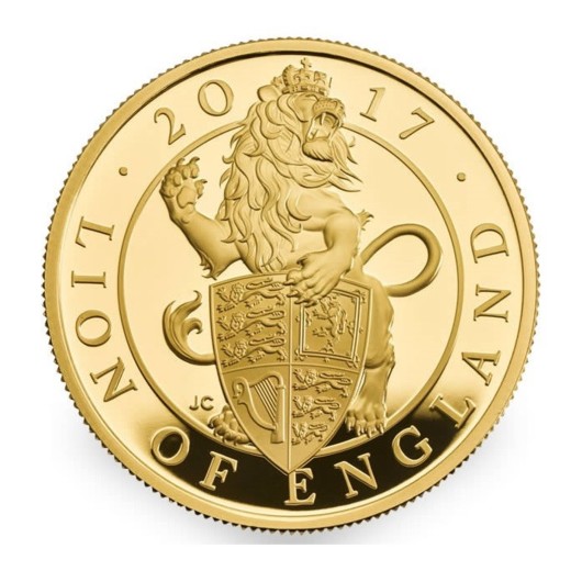 Anglický lev v 1 unci ryzího zlata