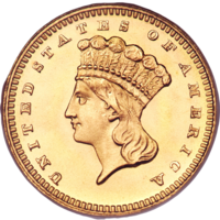 Zlatý historický 1 dolar "Large Indian Head"