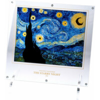 Dechberoucí mince s vyobrazením obrazu Van Gogha - Hvězdná noc (The Starry Night)