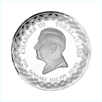Lunární Rok Draka 2024, stříbrná pamětní mince 1 oz, Proof
