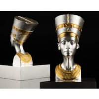 Nefertiti - Realistická reprodukce v 5 uncích ryzího stříbra