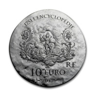 Madam de Pompadour stříbrná mince proof