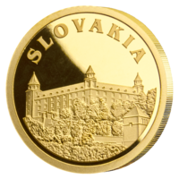 Bratislavský hrad v ryzím zlatě
