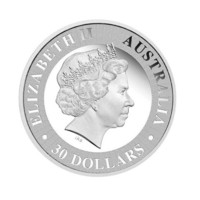 Australský klokan 1 kg stříbrná mince proof