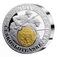 Československé legie 110 let v 5 uncích ryzího stříbra