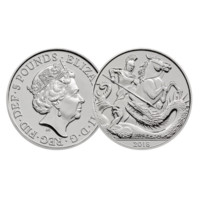 Velká Británie - výroční mincovní set proof 2018 ve stříbře
