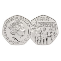 Velká Británie - výroční mincovní set proof 2018 ve stříbře
