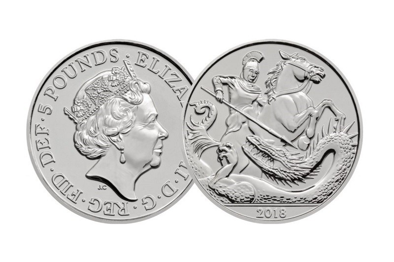 Princ 5. narozeniny stříbrná mince proof Mojemincovna.cz