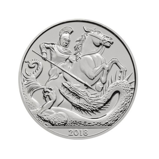 Princ George 5. narozeniny stříbrná mince proof