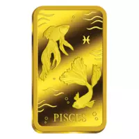 Znamení Ryby 2025 pamětní cihlička z ryzího zlata Proof